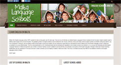 Desktop Screenshot of maltalanguageschool.com